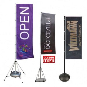 Bandera Publicitaria Personalizada para Barbería, Pancarta de Malla para Exteriores con Marco de Aluminio Resistente al Viento para Uso en Postes de Calle - Product Image 1