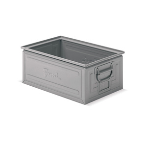 Fami Fami <b>Metal</b> Storage <b>Box</b> 27L 450x300x200Mm With Handles <b>Tool</b> Organizer Gray - Product Image 1