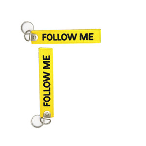 Wholesale Custom Embroidered Fabric Wristlet Keychain Manufacturer Polyester Key Fob for Brand Promotion Gifts - Product Image 4