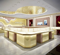 Offre Spéciale personnalisable Design intérieur bijoux vitrine meubles classiques à la mode pour centre commercial bijoux kiosques vitrines