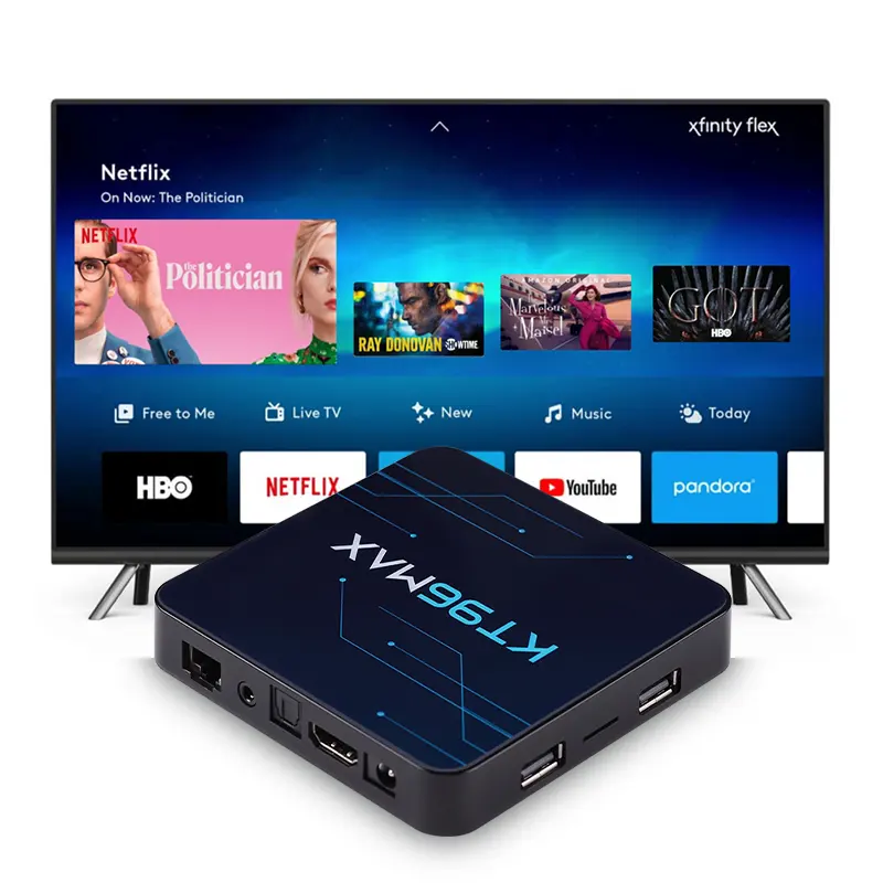 Oem Tv Game Box Android 11 Dual Wifi Ott Tv Box Amlogic S905X4 Quad Core Smart Box Tv