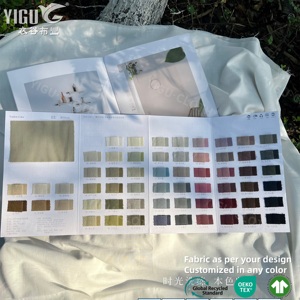Non Stretch Combed 100% Cotton Woven Fabric 8*8 Left Twill Brushed Heavyweight Plain Dyed Textile 300-310gsm 150cm for Girls - Product Image 3