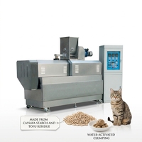 Extrudeuse alimentaire petite grande capacité entièrement automatique Cazava litière pour chat granulés de sable Machine de fabrication de litière pour chat tofu ligne de production