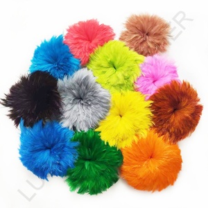 Vente directe usine – Plumes de coq blanches de 5-6 pouces enfilées pour la pêche à la mouche, la décoration et la vente en gros - Product Image 6