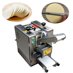 Máquina automática para hacer productos de grano, tortilla de masa de maíz, Roti, Pizza, Bola de masa hervida, Gyoza, máquina de piel, máquina de envoltura Wonton Siomai