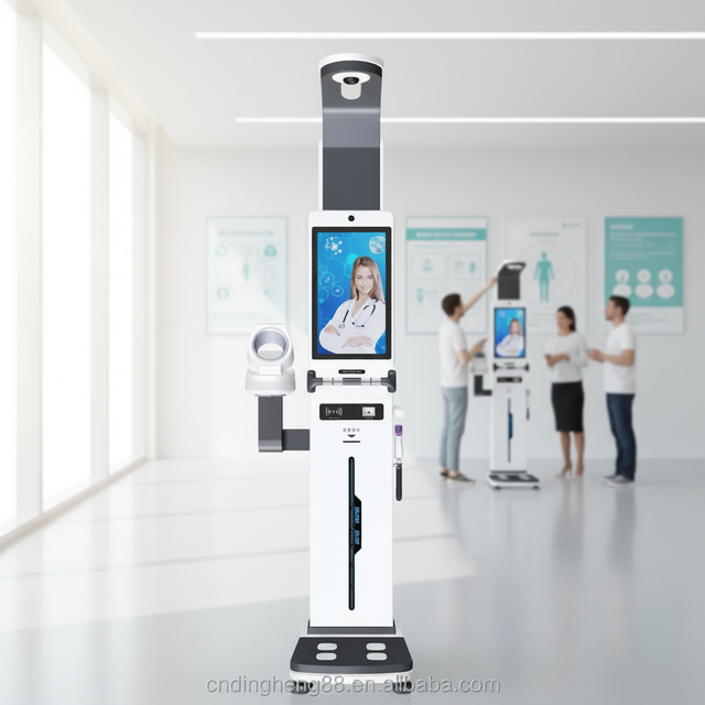 Body Fat and Muscle Scale with 24-Inch LCD Display Steel Plate Construction