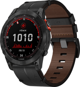 Listensmart Luxe Véritable Bracelet Intelligent 26mm Ajustement Rapide Pour <span class=keywords><strong>Garmin</strong></span> Fenix 7X Bracelets De Montre En Cuir - Product Image 2