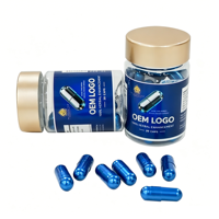 Produits de soins de santé pour hommes, pilules bleues, capsules complexes à base de plantes, fabricant OEM