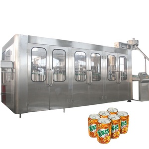 Prezzo di fabbrica di Plastica ANIMALE DOMESTICO Può Succo di Frutta In Vetro Linea di Lavorazione/Succo di Linea di Produzione di 3 in1 juce macchina di rifornimento - Product Image 1