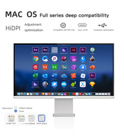 65Hz Retina Display 32 Inch 6K IPS HDR600 Monitor Supports OEM/ODM Anti Tear, Anti Blue Light Monitors All Aluminum Alloy Shell