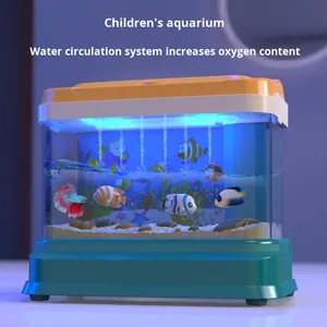 Simulatie-<span class=keywords><strong>aquarium</strong></span> voor kinderen, elektrische watercirculatie, multifunctioneel, kan echte vissen en kwallen opvoeden, magnetisch <span class=keywords><strong>aquarium</strong></span> - Product Image 2