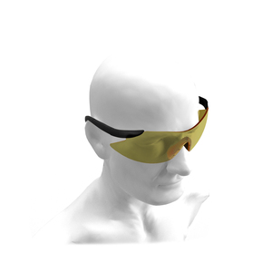 Gafas de Seguridad EN166 con Patillas Ajustables y Lentes Ámbar - Product Image 5
