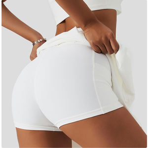 सुंदर कस्टम लोगो महिलाओं के साथ आकार के कसरत कपड़े खेल खेल <span class=keywords><strong>2</strong></span> टुकड़ा खेल टी शर्ट और आंतरिक जेब के साथ - Product Image 6