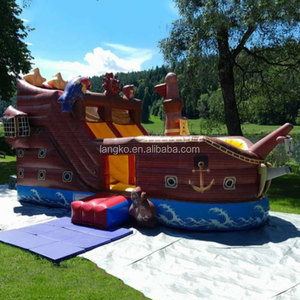 Château gonflable de bateau de pirate bon marché utilisé bonne maison de rebond de PVC à vendre - Product Image 2