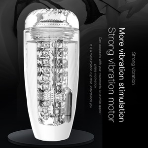 リアルな人間の声と負圧インテリジェントインタラクションを備えた電動感覚振動男性用オナホール - Product Image 5