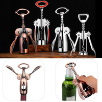 Tire-bouchon décapsuleur en métal de haute qualité, nouveau modèle, pour bouteilles de vin de Noël, extracteur de bouchons