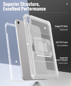 <span class=keywords><strong>MoKo</strong></span>-Étui de protection d'écran pour iPad 10e génération 2022, coque arrière semi-transparente, antichoc, pour tablette - Product Image 3