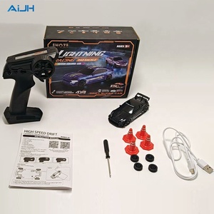 AiJH Auto de Carreras a Control Remoto de Alta Velocidad, Escala <span class=keywords><strong>1</strong></span>:43, Mini Auto de Carreras 4WD, Vehículo de Derrape a Control Remoto para Niños y Adultos, Regalo - Product Image 2