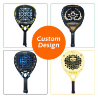 Vente en gros de 50 raquettes de padel intelligentes Hirostar en fibre de carbone, surgrip 18K 12K en fibre de verre, design portable, directement de l'usine chinoise