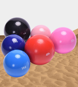 높은 탄성 편안한 터치 필라테스 액세서리 소프트 가중 PVC 소재 피트니스 볼 - Product Image 6