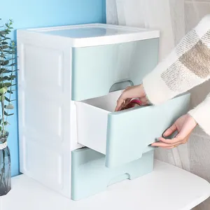 High Quality Plastic 5 Tiers Kids Toy Storage Bedroom Storage Cabinet With Drawers