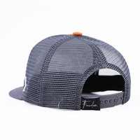 Casquette Trucker en Polyester Bicolore à 5 Panneaux avec Bord Légèrement Courbé et Broderie 3D, Vente en Gros Usine, Personnalisable avec Logo