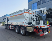 Camion de chargement d'explosifs et d'émulsions mélangées sur site HOWO 8x4 32000kg pour dynamitage minier