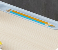 Fauteuil et table individuels pour étudiants à faible MOQ – Mobilier scolaire en plastique – Table de lecture pour étudiants – Bureau individuel pour élèves