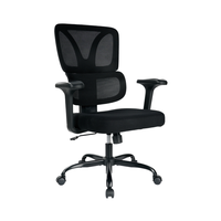 Chaise de bureau ergonomique avec accoudoir réglable et soutien lombaire 2D nouvelle chaise de conférence pour visiteurs
