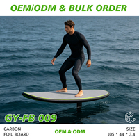 Planche de Pump Foil 13.2L en carbone 105cm, Planche Hydrofoil pour le surf sur lac, le paddle, le Pumpfoil et le Wingfoil
