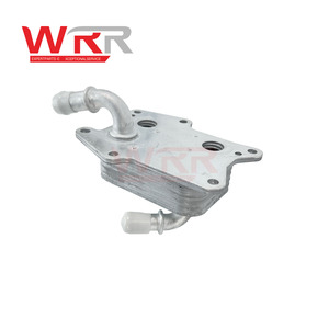 Refroidisseur d'huile moteur 2741880101 2741880201 pour Mercedes-Benz W205 W213 X253 C300 E300 GLC300 M274 – Échangeur de chaleur en aluminium pour lubrification - Product Image 2