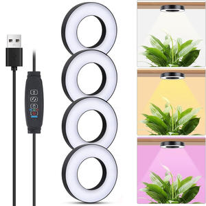 Lampe <span class=keywords><strong>de</strong></span> croissance intelligente LED pour plantes en <span class=keywords><strong>pot</strong></span> Support mural pour fleurs succulentes en <span class=keywords><strong>pot</strong></span> Lampe <span class=keywords><strong>de</strong></span> remplissage hydronique montée au plafond à spectre complet - Product Image 2