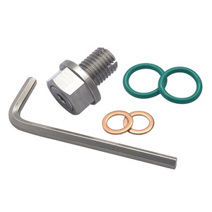 M12.1X1.5 ปลั๊กท่อระบายน้ำมัน เกลียวสแตนเลส ซ่อมแซมสกรูเกลียวแบบต๊าปเองพร้อมโอริงสำหรับเปลี่ยนเครื่องยนต์ - Product Image 3