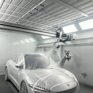 Système robotique intelligent de peinture automobile par pulvérisation avec vision 3D pour la numérisation de véhicules et la création de modèles numériques, édition hors ligne des trajets - Product Image 6