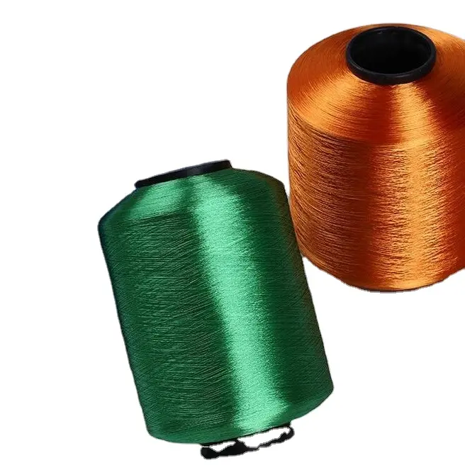 100% polyester semi terne SIM DTY 75D/72f fil de filament de polyester pour le tricot