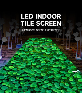 Interactive Full-<strong>Color</strong> <strong>LED</strong> <strong>Display</strong> Floor Tile for Outdoor Shopping Mall &amp; Elevator Use Magnet Digital Signage - Product Image 3