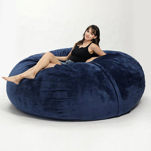 Canapé-<span class=keywords><strong>lit</strong></span> extra large Sac de fèves <span class=keywords><strong>Fauteuil</strong></span> de salon rempli de <span class=keywords><strong>mousse</strong></span> de 7 pieds Canapé-<span class=keywords><strong>lit</strong></span> géant en fausse fourrure <span class=keywords><strong>Fauteuil</strong></span> de fèves - Product Image 6