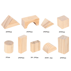 Blocchi di legno di pino grezzo solido naturale per <span class=keywords><strong>Puzzle</strong></span> che fanno blocchi fotografici artigianato e progetti fai da te - Product Image 5