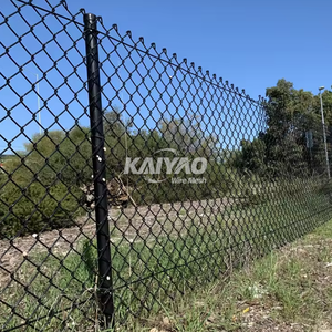 Yüksek Görünürlüklü Demir Tel Örgü Çelikten Yapılmış Zincir Bağlantılı Çit, Açık Baklava Örgü Yapısı - Product Image 5