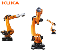 Robot industriel KUKA 6 axes haute performance avec une charge utile de 210 kg et une portée de 2701 mm, bras de palettisation pour l'assemblage automobile