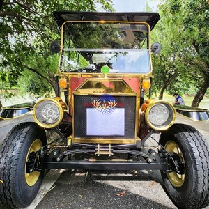 Carrito de Golf Eléctrico de 48V 5kw y 8 Plazas, Autobús Turístico Eléctrico Vintage - Product Image 3