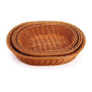 Addreen Handmade Rattan Wicker Basket Small/Large Sustainable Multifunction Home Storage Carton - Product Image 2