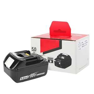 <span class=keywords><strong>Makita</strong></span> 18V 전동 공구용 5.0Ah 고용량 배터리, BL1850 BL1840 BL1830 교체, 내구성 있는 리튬 이온 - Product Image 6