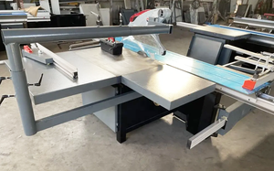 Travail du bois <span class=keywords><strong>menuiserie</strong></span> bois contreplaqué mélamine découpeuse 45 degrés verticale équerrage Table scie panneau coulissant scie Machine - Product Image 5