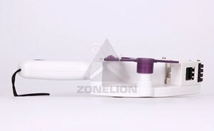 Étiqueteuse manuelle semi-automatique portative rapide Machine à étiqueter de marque de commerce d'étiquette auto-adhésive mobile Machine à étiqueter les cartons d'oeufs - Product Image 4