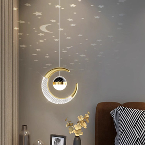 Lámpara Colgante Decorativa LED Negra con Pantalla de Hierro y Acrílico, Lámpara Colgante Moderna para Sala de Estar y Hogar - Product Image 1