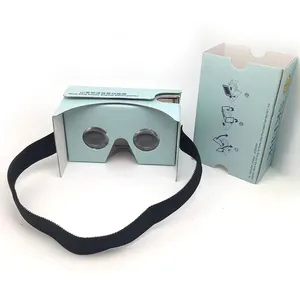 خصم 10% على مارس ، نظارات الواقع الافتراضي ثلاثية الأبعاد من الورق المقوى من جوجل يمكنك صنعها بنفسك ، عارض فيديو الواقع الافتراضي 360