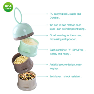 NUOVO Portatile del bambino alimentazione infantile <span class=keywords><strong>latte</strong></span> in <span class=keywords><strong>polvere</strong></span> 3 celle della griglia pratico contenitore di alimento contenitore di bottiglia di <span class=keywords><strong>latte</strong></span> in <span class=keywords><strong>polvere</strong></span> contenitore - Product Image 4