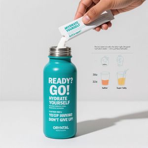 ผงอิเล็กโทรไลต์ปราศจากน้ำตาล โซเดียมสูง ตัวอย่างฟรี 16 ซอง |   ซองน้ำเกลือผสมวิตามินและโพแทสเซียม ไม่มีแคลอรี่ - Product Image 3