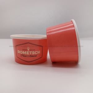 2025 apasionado enérgico llamativo brillante reflectante bajo MOQ tazas de helado tapas de papel taza de lujo - Product Image 3